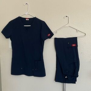 Dickies Navy Blue Scrub Set